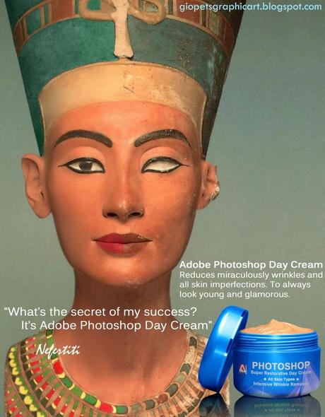 day cream,foto ritocco,nefertiti,photo retouching,photoshop