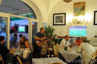 Aria di Mondiali a Positano
