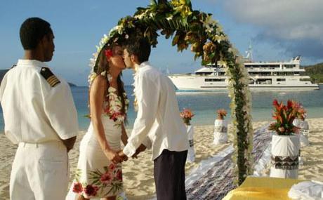 Matrimonio sulla crociera Blue Lagoon