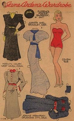 Jane Arden Paper Doll Series (Woman)