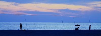 tramonto sulle dune