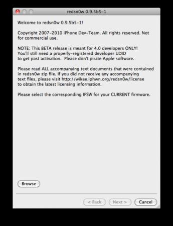 Guida: Eseguire il Jailbreak su iPod Touch 2G ed iPhone 3G con iOS 4 (Redsn0w) [Windows e Mac]