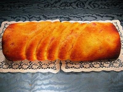 Un plum cake rosa pesca per Marghe