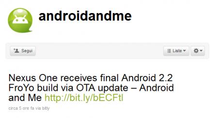 Froyo finalmente disponibile via OTA (FRF83)