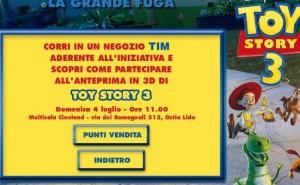 Toystory 3 concorso e anteprima