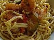 Spaghetti alla chitarra gamberi ginseng