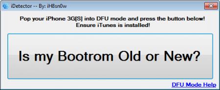 iDetector, come sapere la versione di iBoot su 3GS