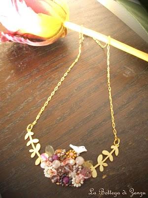 Romantic Bird Necklace IN PINK