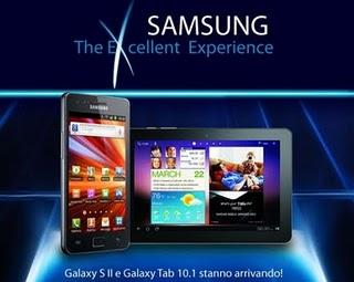 Samsung domani presenterà il Galaxy S2 e Galaxy Tab Slim
