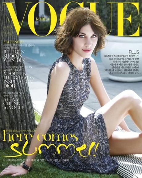 Cover Girl// Alexa Chung on Vogue Korea