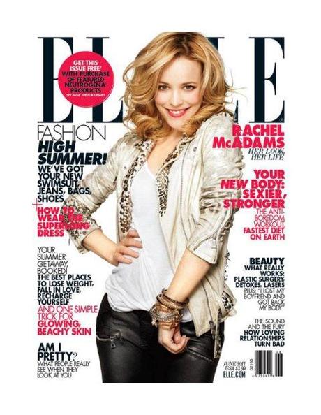 Cover Girl// Rachel McAdams on Elle US