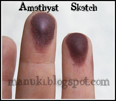 MAC Sketch Vs. ELF Studio Amethyst