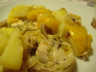 Coniglio alle Patate Peperonate