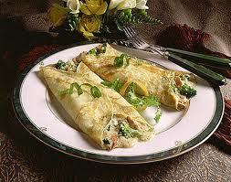 Crepes verdure e gamberetti