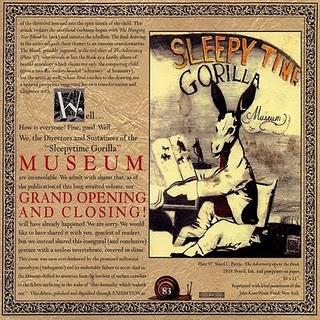 SLEEPYTIME GORILLA MUSEUM : Grand Opening And Closing