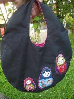 La (mini) borsa con le matrioske. Tutorial / le (petit) sac matriochka. Tutoriel