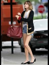 Alexa Chung likes her jeans shorts!