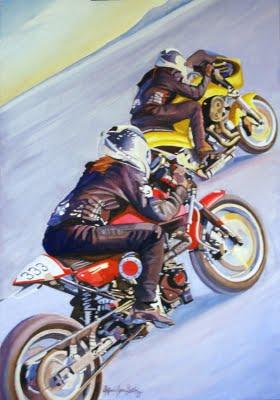 Motorcycle Art - Stefanie Aziere-Sattler