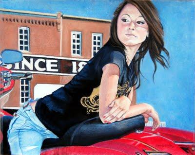 Motorcycle Art - Stefanie Aziere-Sattler