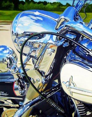 Motorcycle Art - Stefanie Aziere-Sattler