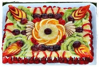 torta con frutta