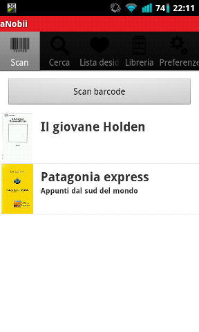 screenshot 21 aNobii le recensioni dei libri a portata di mano