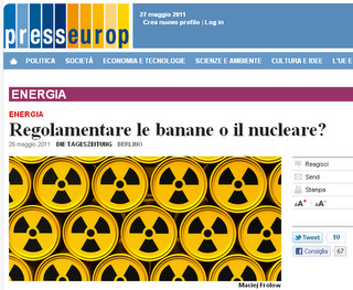 Regolamentazioni superflue dell'Europa? Dalle banane al nucleare.