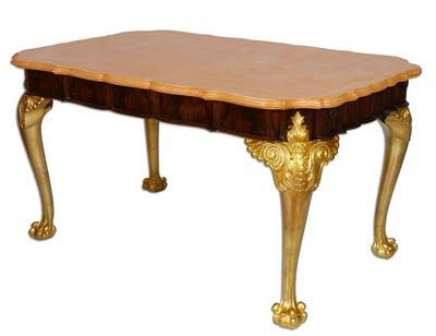 Tavolo barocco foglia oro myArtistic