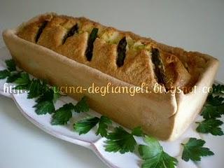 Plumcake di asparagi in crosta croccante