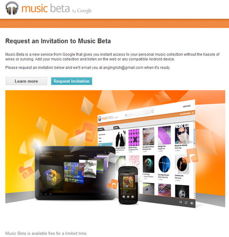 Google Music now Live Sign up to be a beta tester Richiedere invito a Google Music anche in Italia