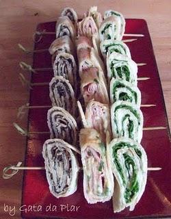 TRIS DI PIADA SU SPIEDINO DI BAMBU'