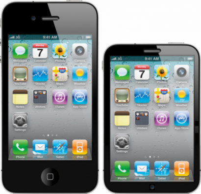 iphone piccolo 410x394 Secondo Orange il prossimo iPhone sarà più piccolo e sottile