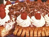 Torta fragole, panna cioccolato