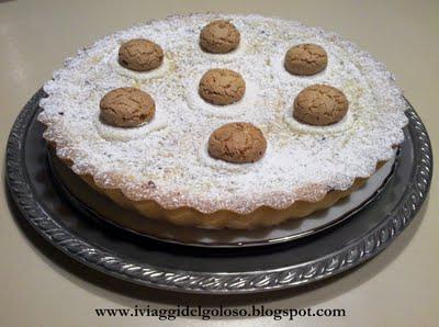 TORTA DI RICOTTA CIOCCOLATO E AMARETTI