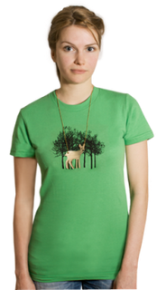 cute t-shirt with necklace