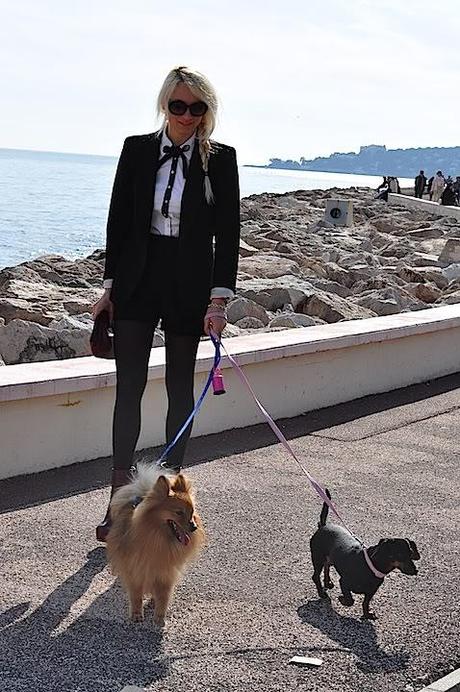 Walking with my puppies!