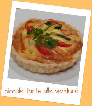 Piccole tarts alle verdure