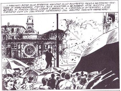 Un fascio di bombe (A. Castelli, M. Gomboli, M. Manara), Qpress 1975