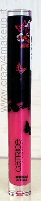 Review:CATRICE ''Enter Wonderland '' L.E. Sparkling Lip gloss 02 Pink Show