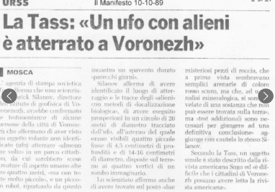 Gli extraterrestri giganti di Voronezh Gli extraterrestri giganti di Voronezh