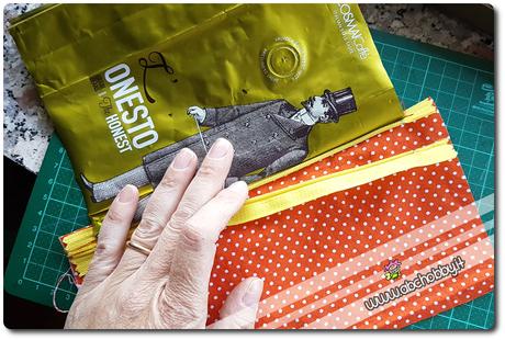 Astuccio cucito - Riciclo caffé Astuccio cucito - Riciclo caffé
