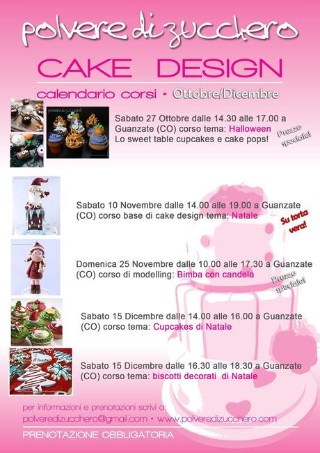 polverdizucchero.it corsi di cake design lombardia torta corso base decorazione sac a poche cream tart modelling torta a piani corsi adulti corsi bambini corsi a como corsi a varese corsi a milano corsi in ticino halloweeen natale sweet table
