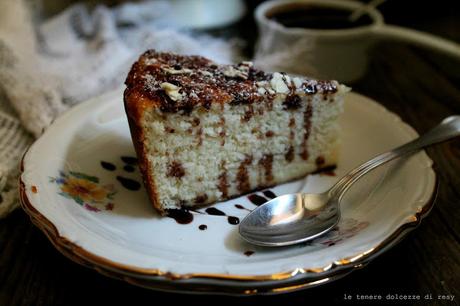 Impossible coconut rum pie con Bisquick home made e salsa al cacao Impossible coconut rum pie con Bisquick home made e salsa al cacao