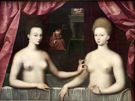 La Duchessa d’Estrées, Scuola di Fontainebleau Duchessa d’Estrées