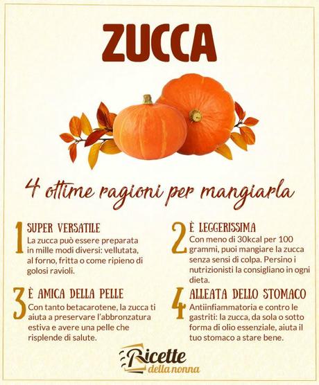 Zucca: proprietà, benefici e controindicazioni 4 motivi per mangiare la zucca