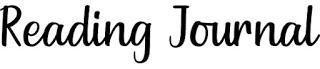 Reading Journal Novembre 2018 & TBR Reading Journal Novembre 2018 & TBR