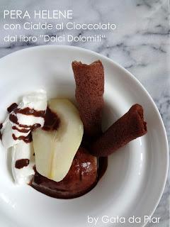 PERA HELENE con Cialde al Cioccolato PERA HELENE con Cialde al Cioccolato