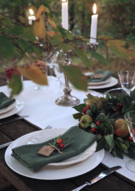 La tavola delle feste in stile naturale La tavola delle feste in stile naturale