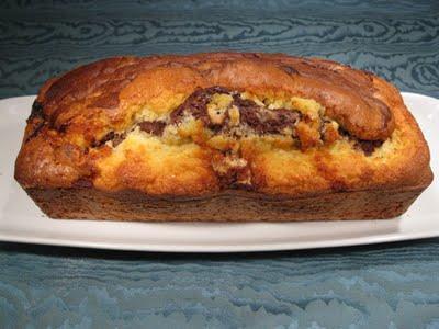 Plum cake bicolore fast and easy