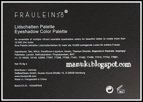 Review Fraulein 3°8 - 168 Colours Lollipop Eyeshadow Palette